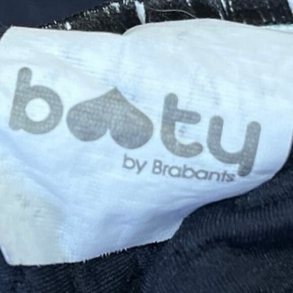 Booty by Brabants Women's Black Sleeveless Lounge One Shoulder Crop Top Size S - Picture 3 of 4